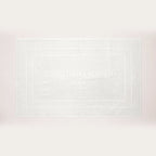 Design 19 - Tapis De Bain Coton - Blanc