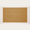 Design 19 - Tapis De Bain Coton - Jaune Moutarde