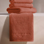 Oasis - Gant De Toilette Coton Peigné Lt - Terracotta