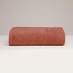 Oasis - Drap De Bain Coton Peigné Lt - Terracotta