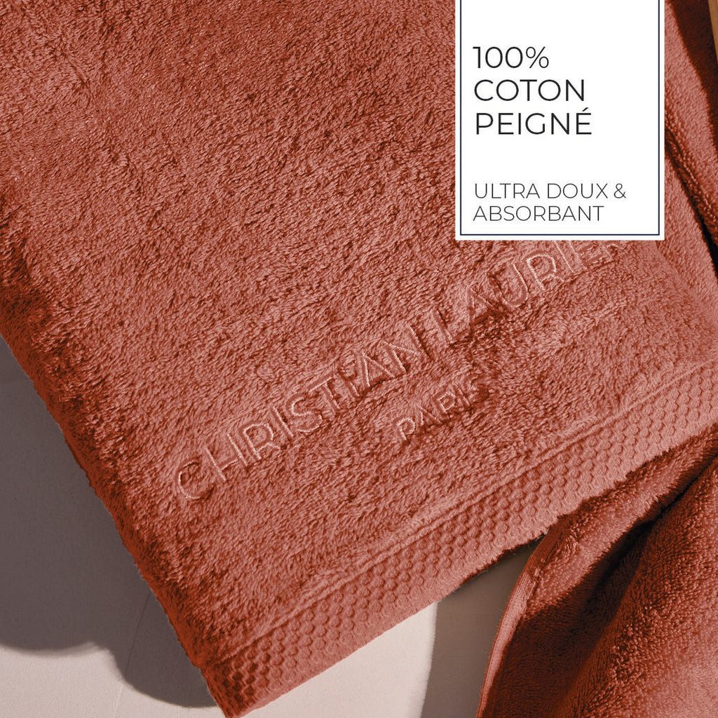 Design 19 - Tapis De Bain Coton - Terracotta