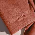Design 19 - Tapis De Bain Coton - Terracotta
