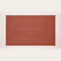 Design 19 - Tapis De Bain Coton - Terracotta