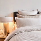 Gallina - Housse De Couette + 1 Ou 2 Taie(S) D'Oreiller - Satin De Coton - Taupe