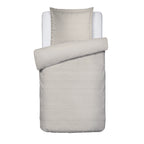 Gallina - Housse De Couette + 1 Ou 2 Taie(S) D'Oreiller - Satin De Coton - Taupe