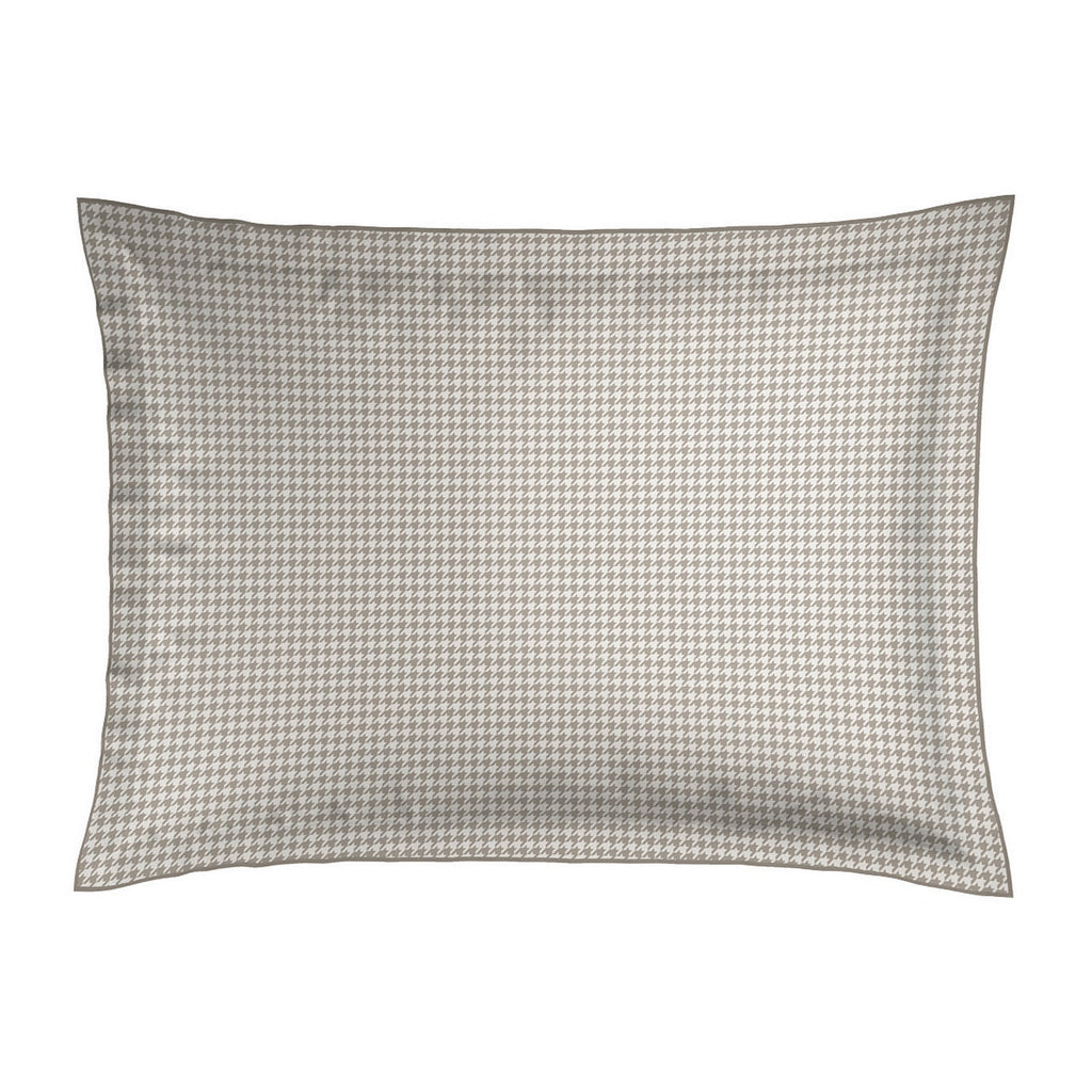 Gallina - Taie D'Oreiller - Satin De Coton - Taupe