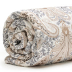 Palais Oriental - Couvre-Lit - Satin De Coton - Taupe