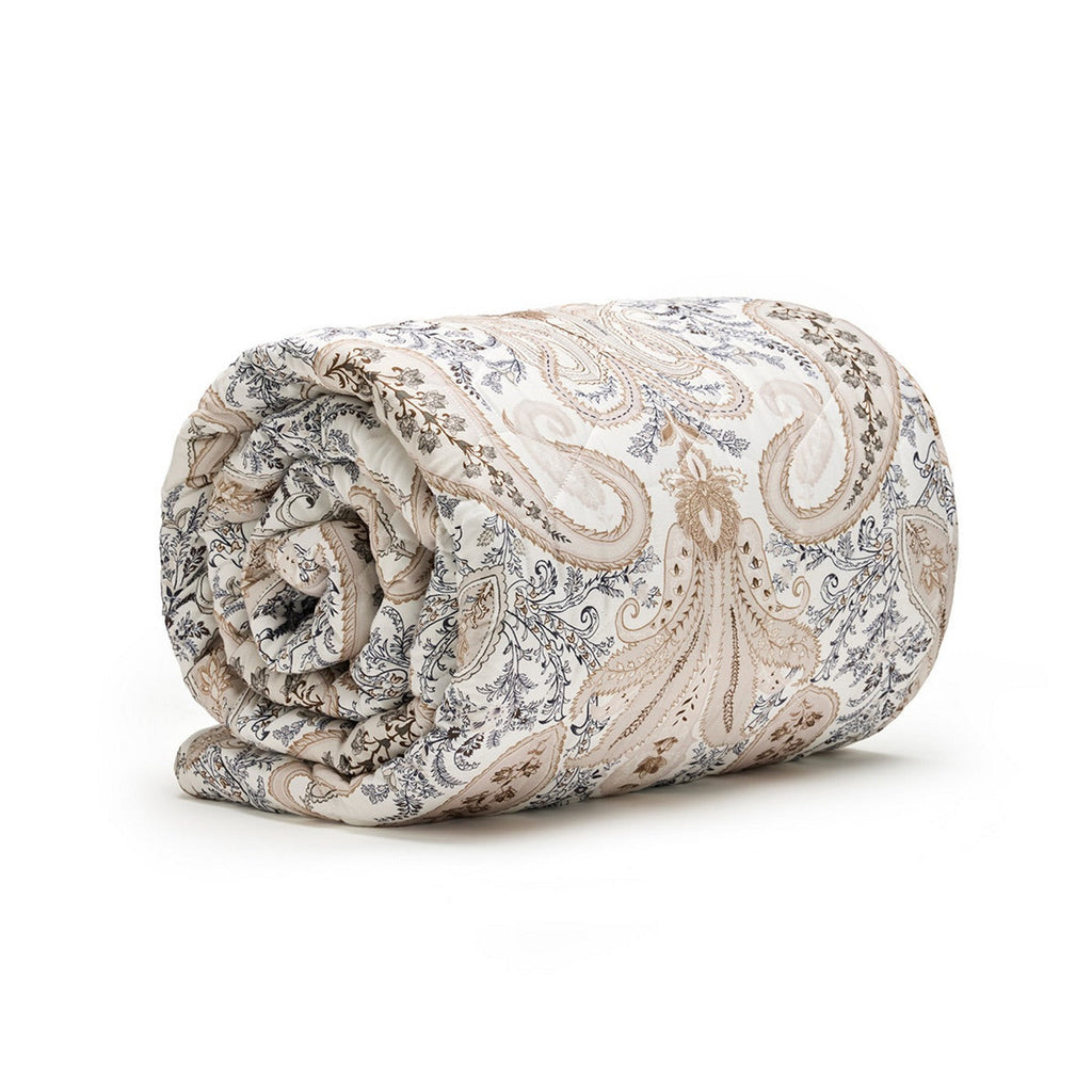 Palais Oriental - Couvre-Lit - Satin De Coton - Taupe