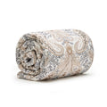 Palais Oriental - Couvre-Lit - Satin De Coton - Taupe