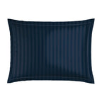 Eclipse Fleuri - Taie D'Oreiller - Satin De Coton - Blue 11