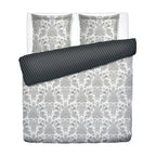 Élégance Persane - Housse De Couette + 1 Ou 2 Taie(S) D'Oreiller - Satin De Coton - Beige