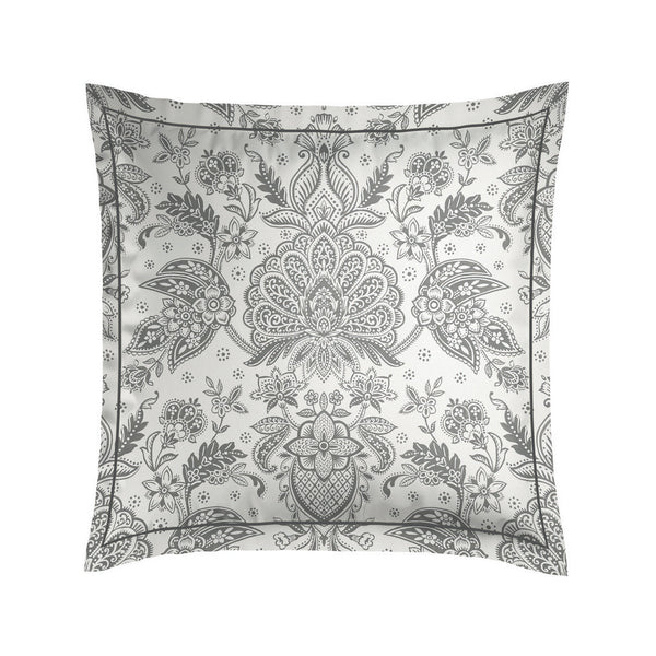 Élégance Persane - Taie D'Oreiller - Satin De Coton - Beige