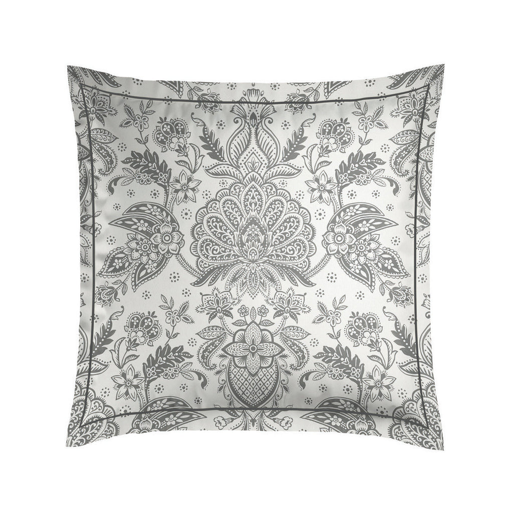 Élégance Persane - Taie D'Oreiller - Satin De Coton - Beige