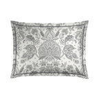 Dobby Stripe Woven / Élégance Persane - Taie D'Oreiller - Satin De Coton - Gris 03
