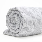 Élégance Persane - Couvre-Lit - Satin De Coton - Beige
