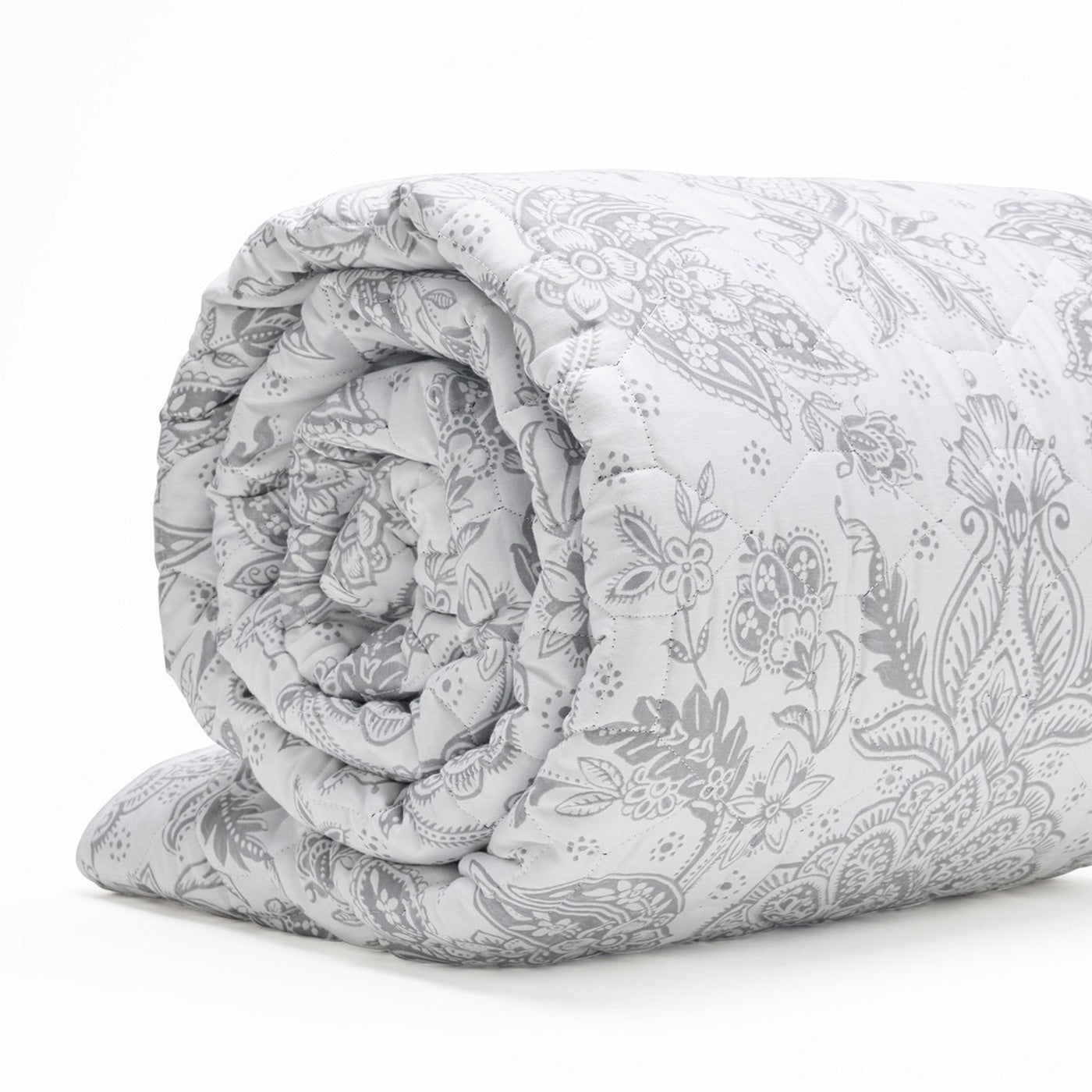 Élégance Persane - Couvre-Lit - Satin De Coton - Beige