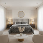 Buta - Housse De Couette + 1 Ou 2 Taie(S) D'Oreiller - Satin De Coton - Noir