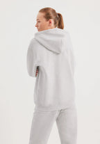 Sweat À Capuche Zippé Mixte Easy - Light Melange Grey
