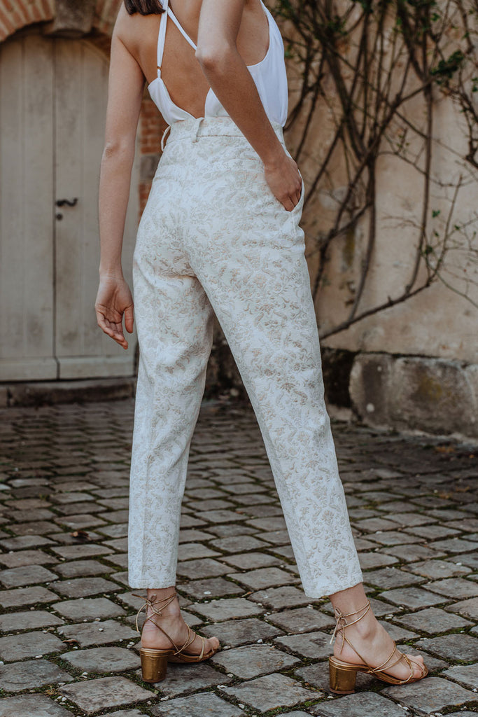 Pantalon Arsène Amorine Blanc