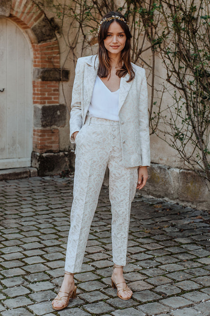Pantalon Arsène Amorine Blanc