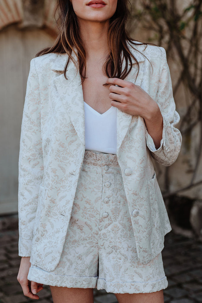 Short Gaston Amorine Blanc