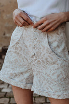 Short Gaston Amorine Blanc