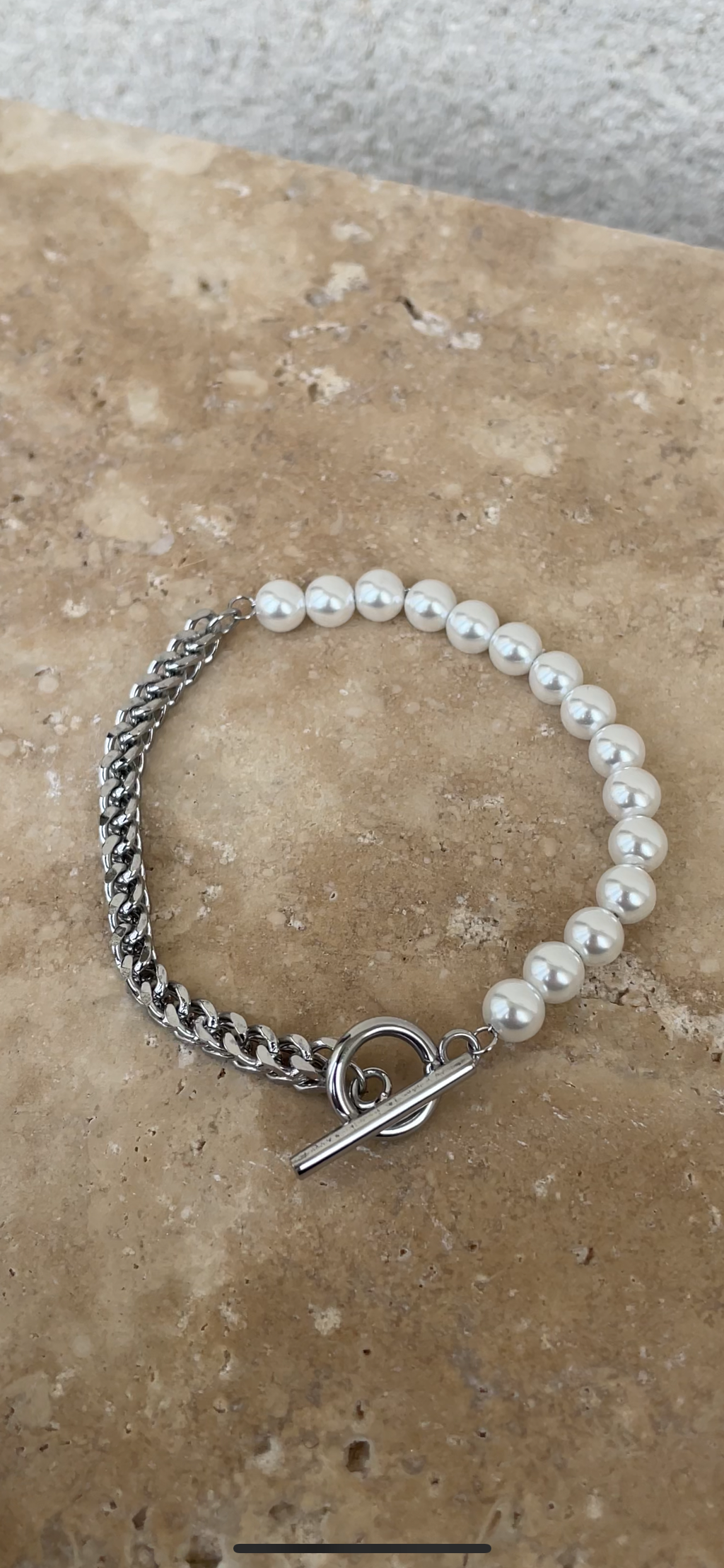 Bracelet Pearl X Chain