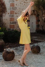 Robe Adelia Jaune