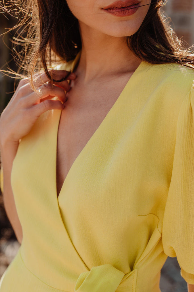 Robe Adelia Jaune