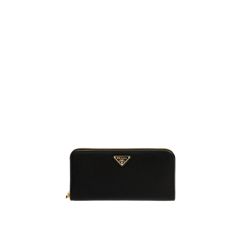 Prada - Portefeuille Nylon Logo - Femme - Black