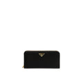 Prada - Portefeuille Nylon Logo - Femme - Black