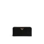 Prada - Portefeuille Nylon Logo - Femme - Black