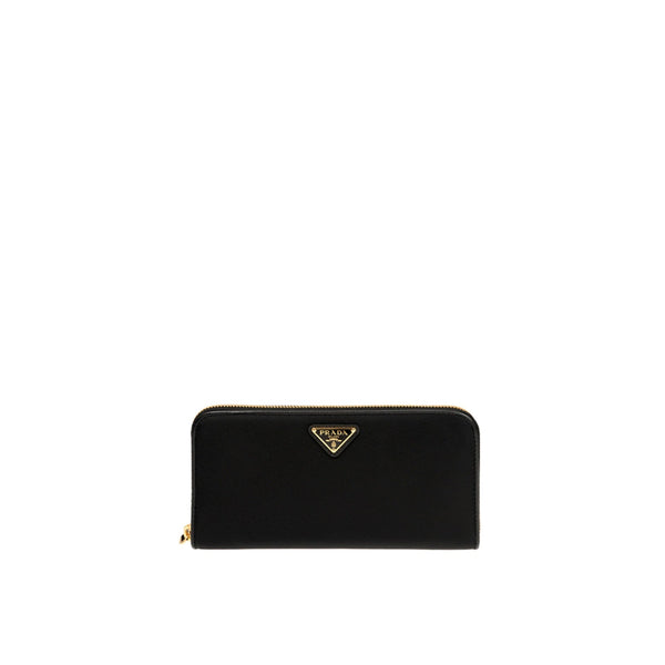 Prada - Portefeuille Nylon Logo - Femme - Black