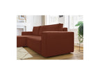 Nihad - Canapé D'Angle Réversible Convertible Coffre - Velours Côtelé