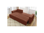Nihad - Canapé D'Angle Réversible Convertible Coffre - Velours Côtelé