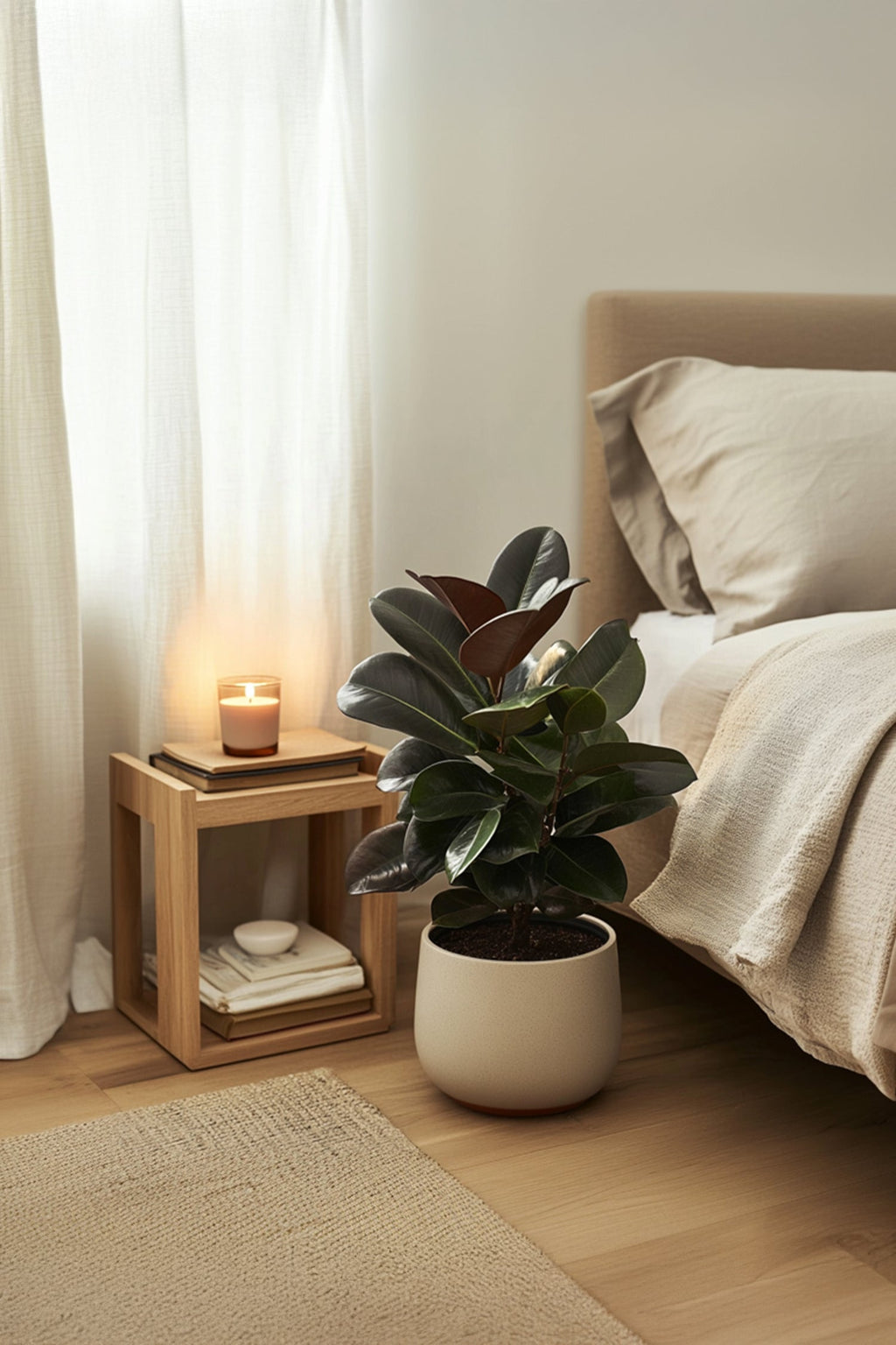Ficus Elastica Abidjan – Plante D’Intérieur