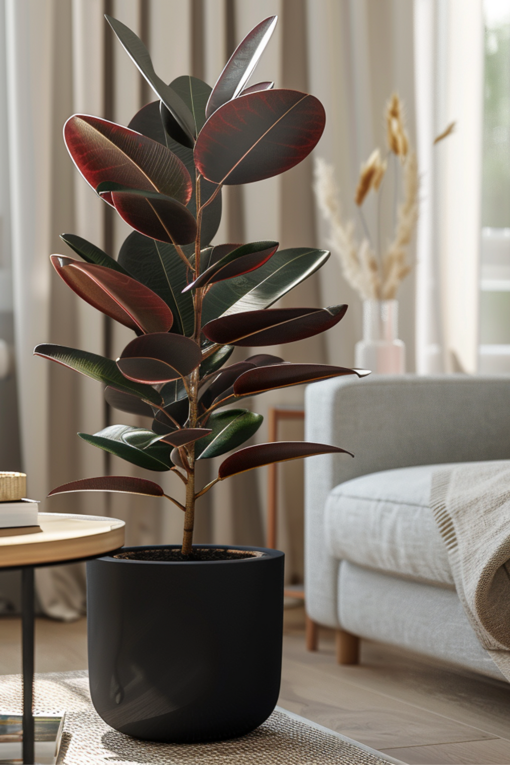 Ficus Elastica Abidjan – Plante D’Intérieur