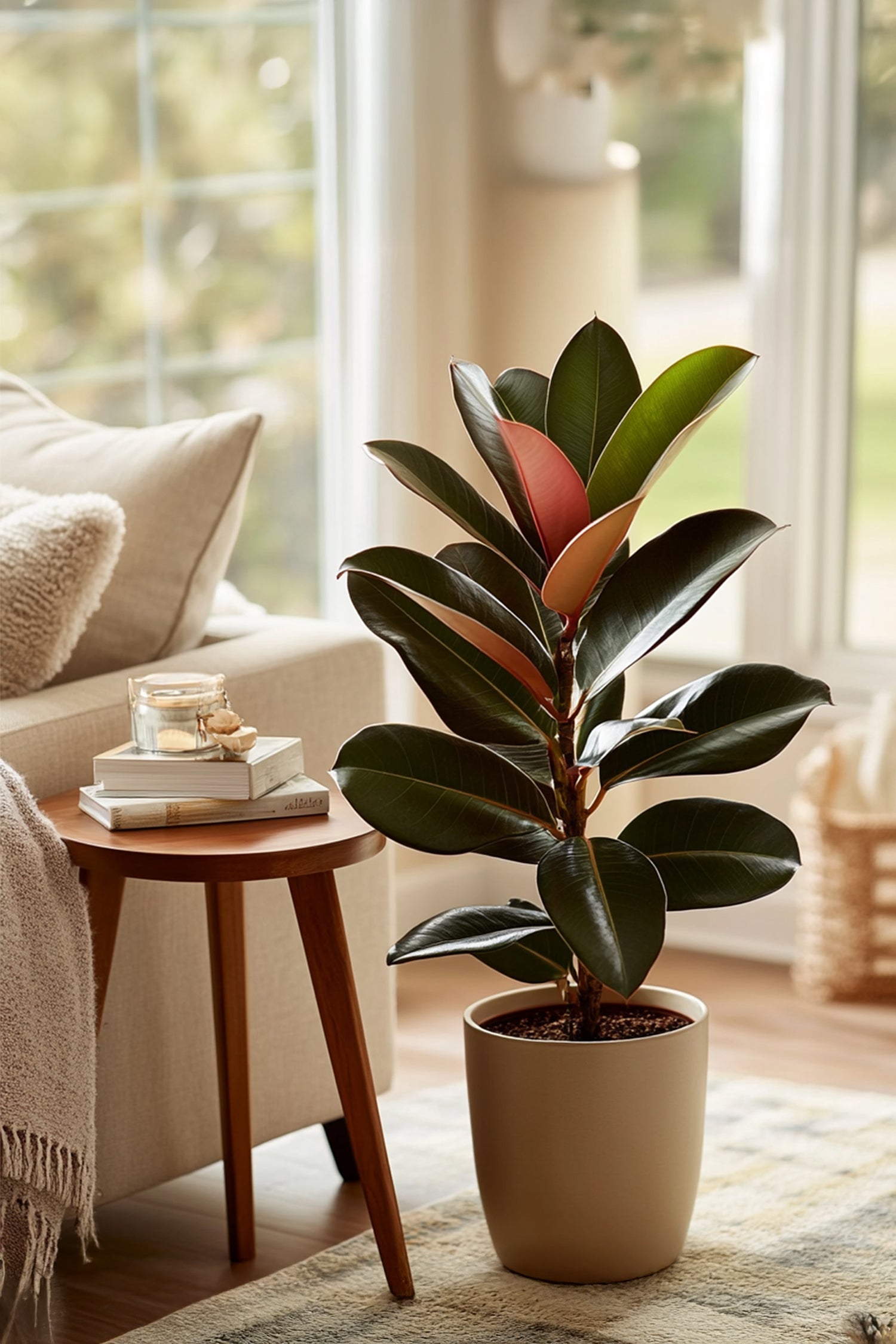 Ficus Elastica Abidjan – Plante D’Intérieur