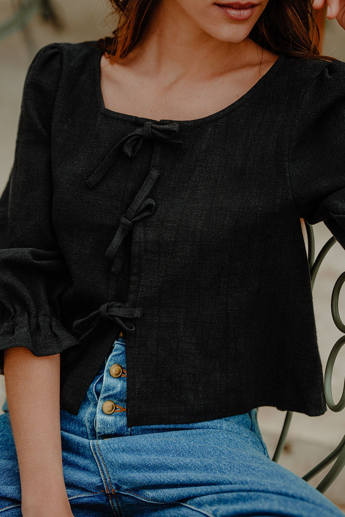 Blouse Georgia Lin Noir