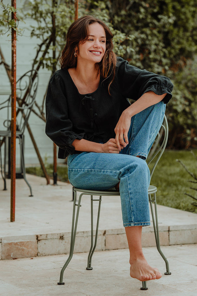 Blouse Georgia Lin Noir