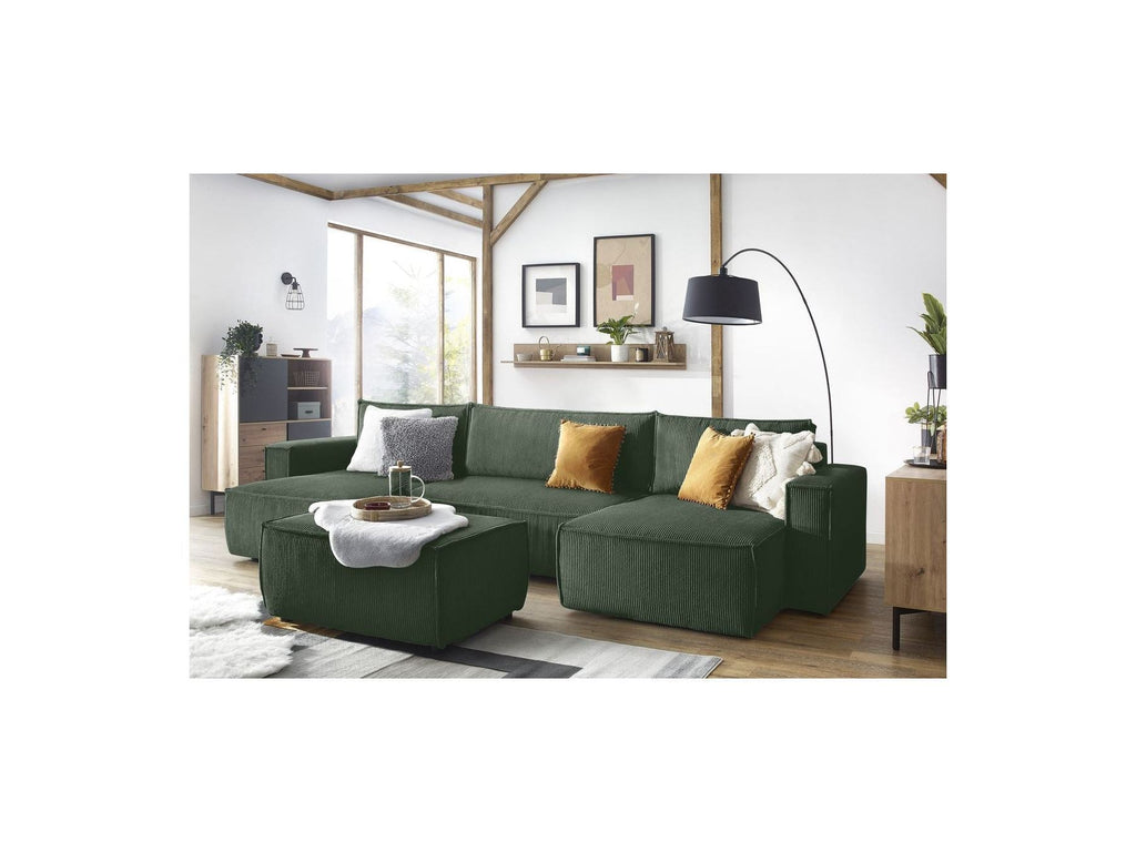 Nihad - Pouf - Velours Côtelé