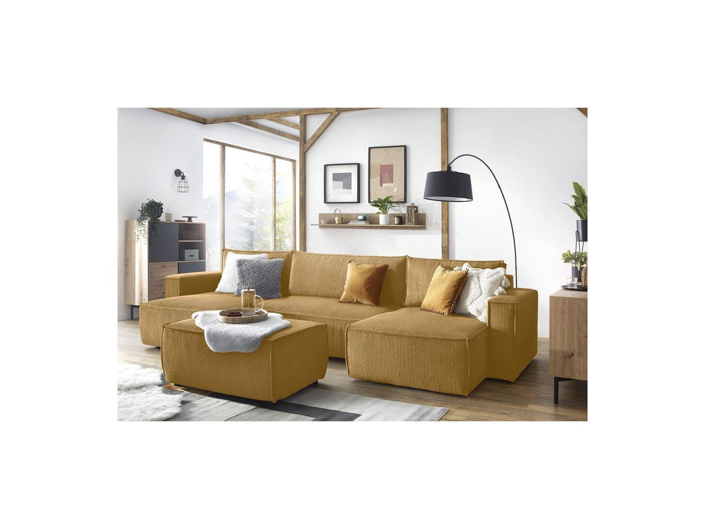 Nihad - Pouf - Velours Côtelé