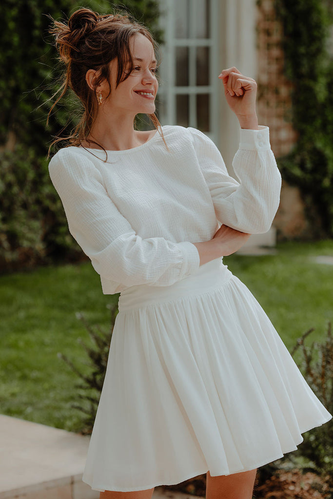 Jupe Méline Blanc