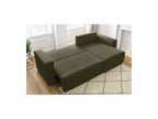 Nihad - Canapé D'Angle Réversible Convertible Coffre - Velours Côtelé