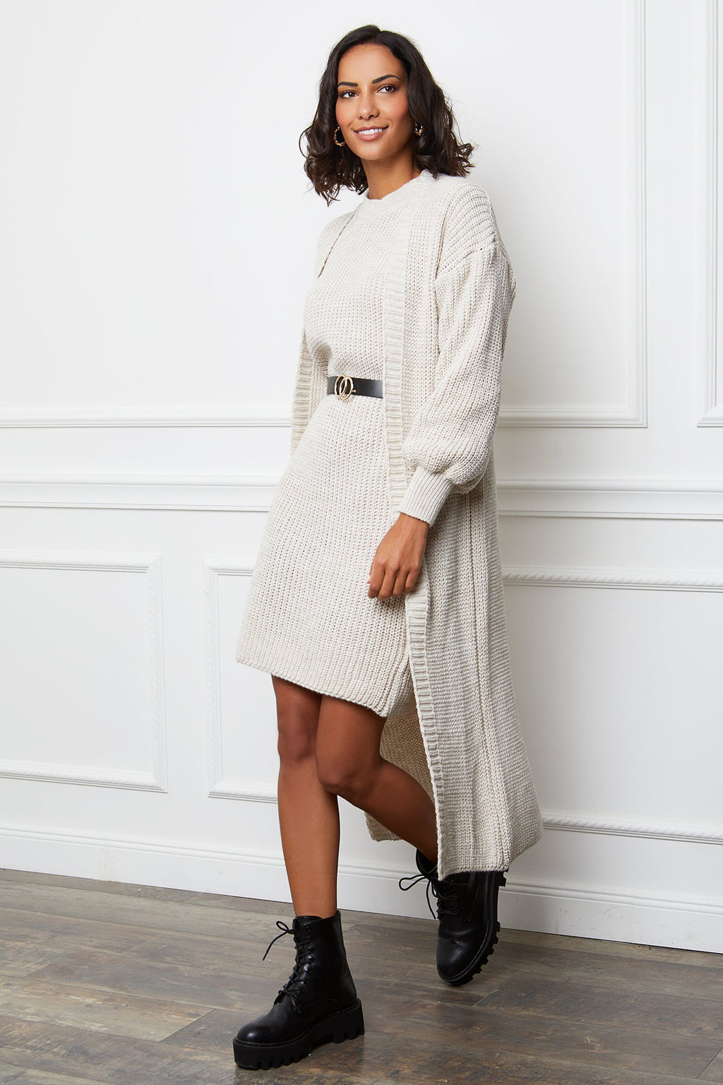Cardigan & Robe - Beige