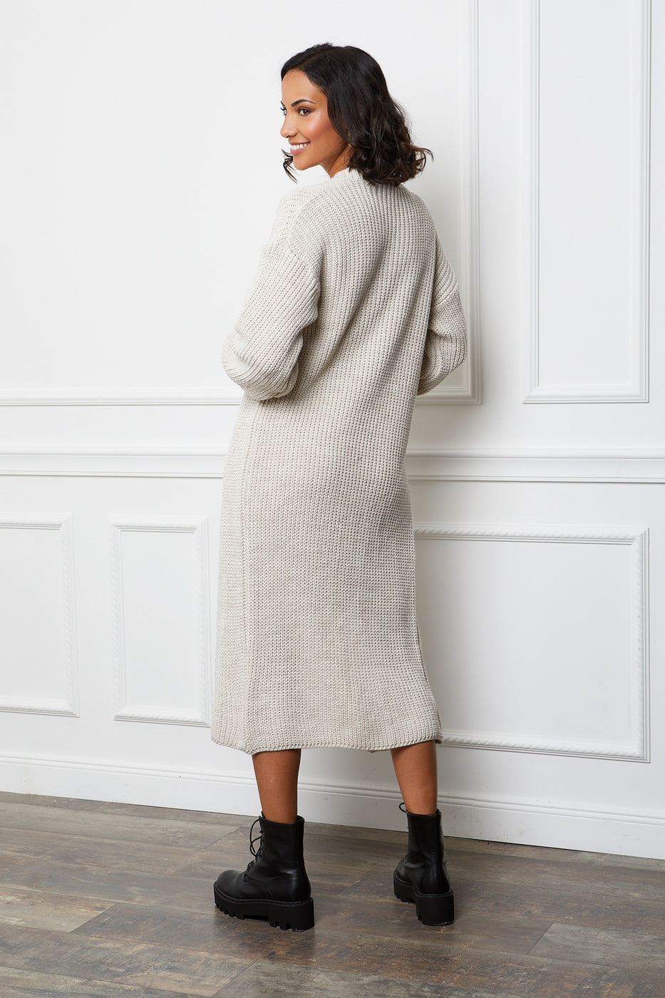 Cardigan+Robe 2063 - Beige