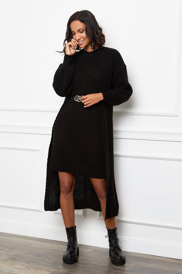 Cardigan & Robe - Noir