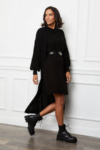Cardigan+Robe 2063 - Noir