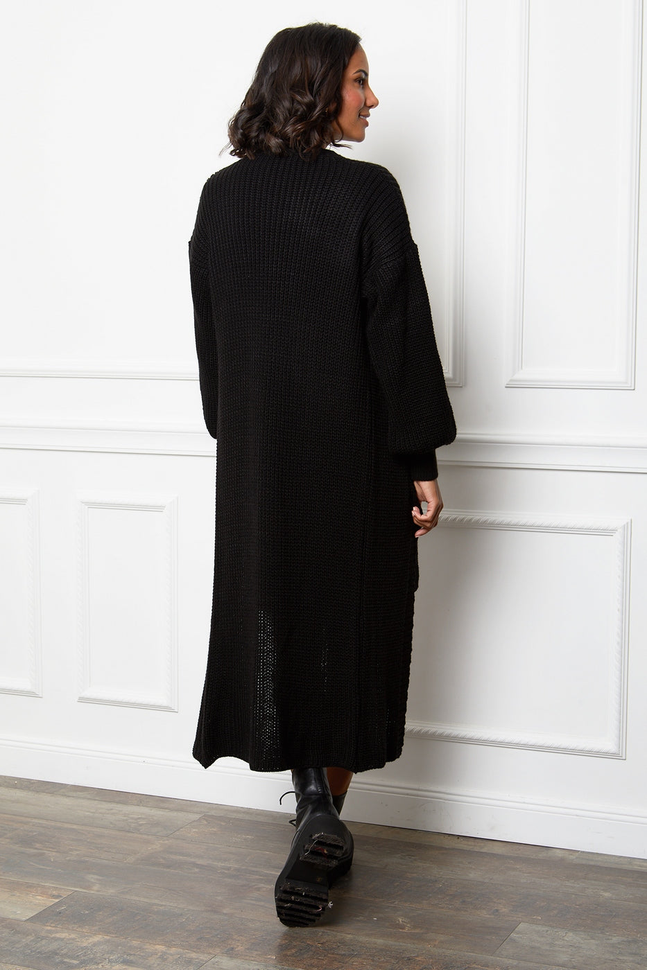 Cardigan+Robe 2063 - Noir