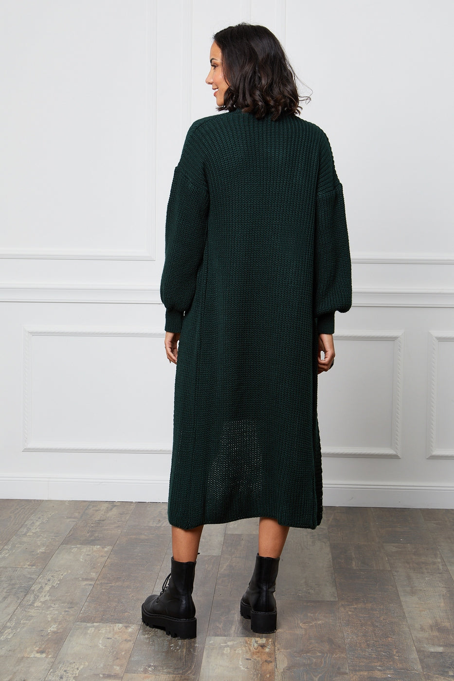 Cardigan+Robe 2063 - Vert